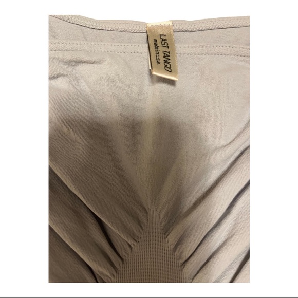 NEW. Last Tango form fitting gray nylon and Lycra dress in size s/m & m/l. Comfy - Picture 3 of 10